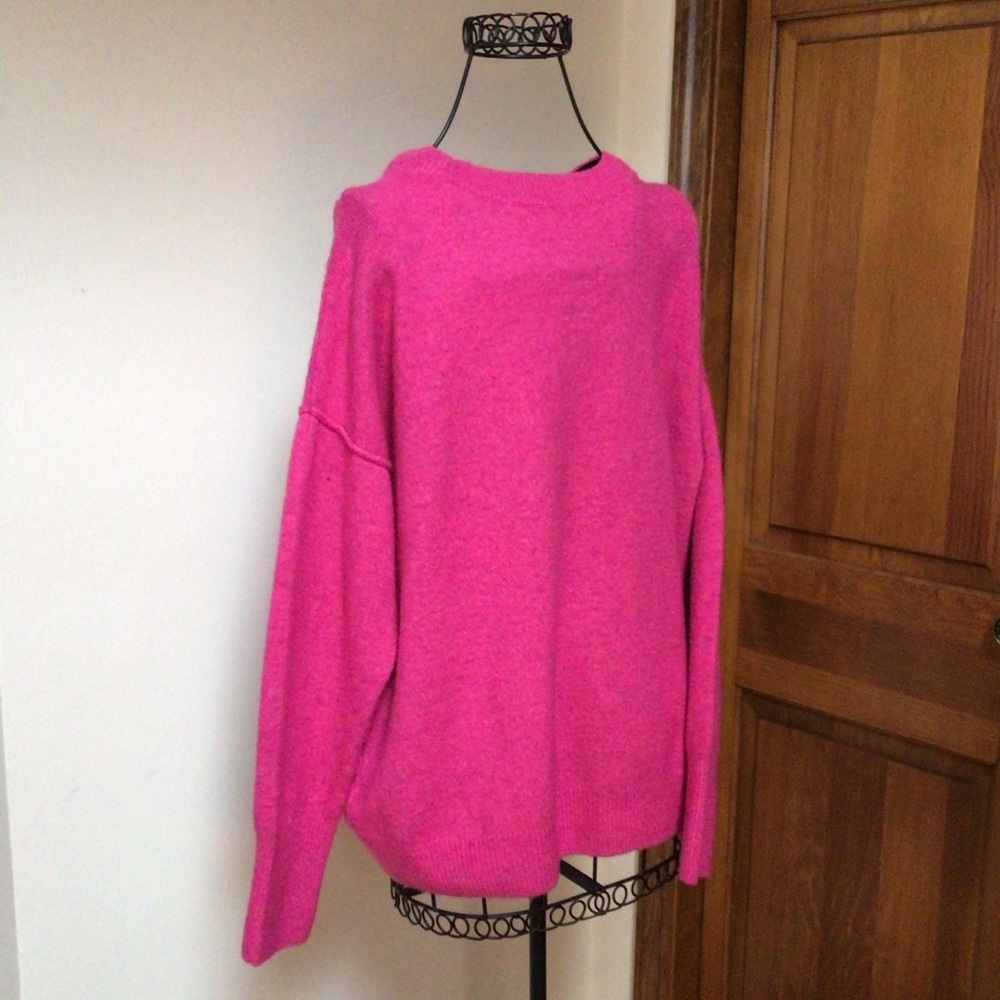 Vince Camuto weekend Vibes Sweater, Pink, Small - Picture 3 of 6